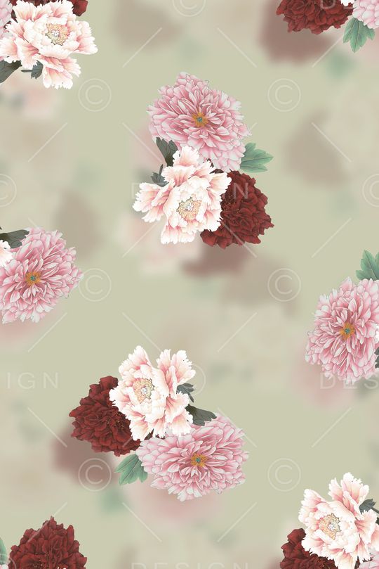 连衣裙印花华亿平台图片