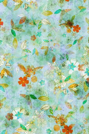 绿植树叶印花华亿平台图片