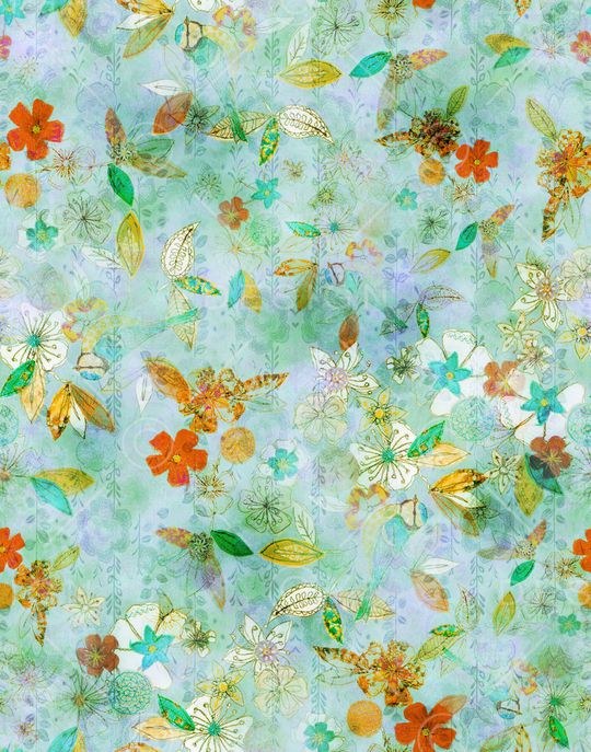 绿植树叶印花华亿平台图片