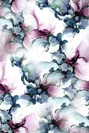 抽象印花华亿平台图片