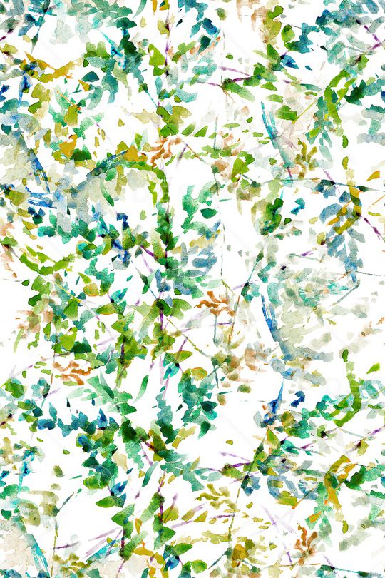 绿植树叶印花华亿平台图片