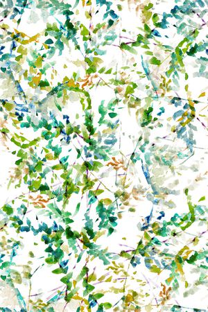 绿植树叶印花华亿平台图片