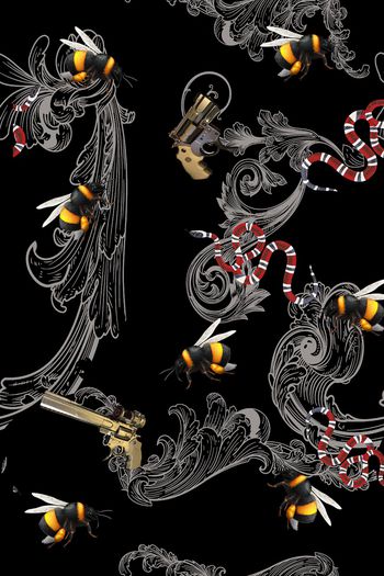 几何印花华亿平台图片