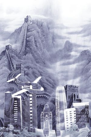 渐变印花华亿平台图片