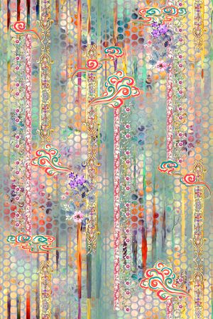 渐变印花华亿平台图片