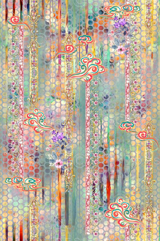 渐变印花华亿平台图片