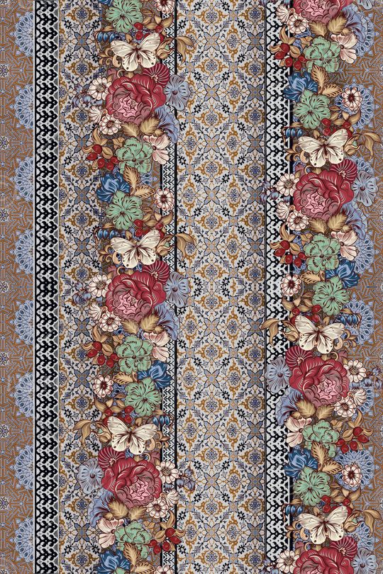 古典花纹印花华亿平台图片