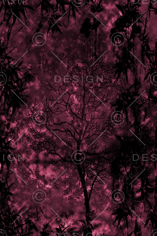 树枝印花华亿平台图片