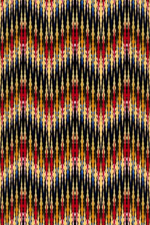 黑底花卉印花华亿平台图片