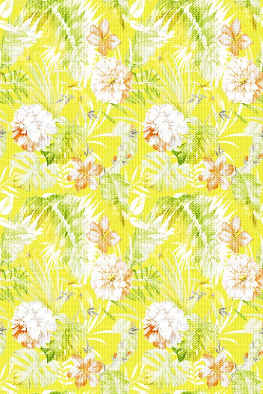 绿植树叶印花华亿平台图片