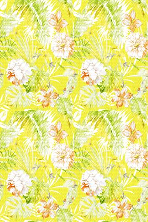 绿植树叶印花华亿平台图片