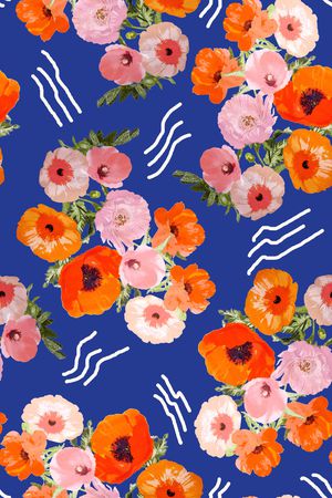 绿植树叶印花华亿平台图片