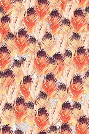 羽毛印花华亿平台图片