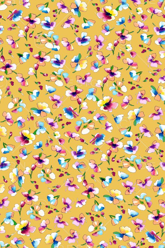 连衣裙印花华亿平台图片