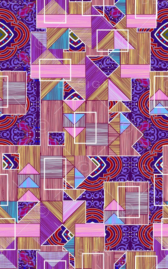 几何印花华亿平台图片