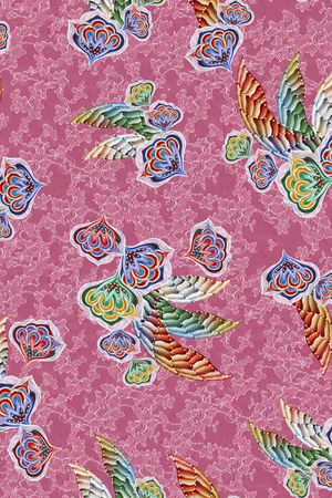 中老年秋冬装印花华亿平台图片