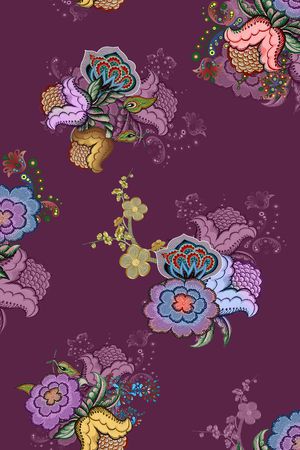 中老年秋冬装印花华亿平台图片