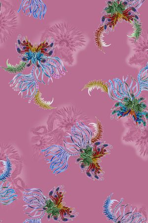 中老年秋冬装印花华亿平台图片