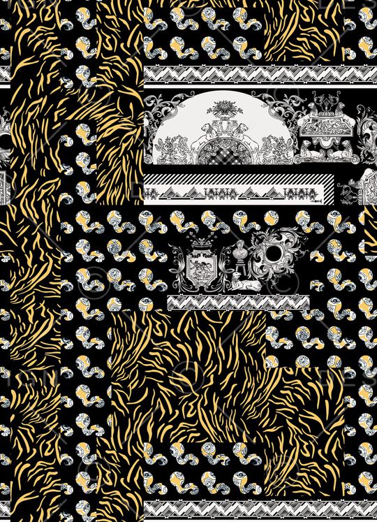 VERSACE印花华亿平台图片