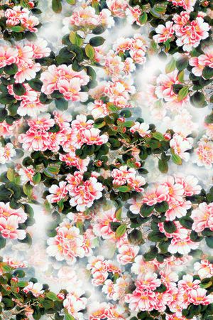 绿植树叶印花华亿平台图片