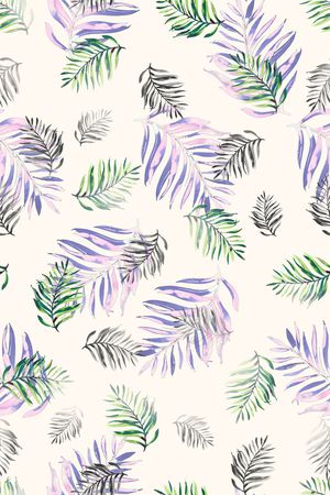 绿植树叶印花华亿平台图片