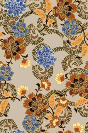 佩斯利印花华亿平台图片