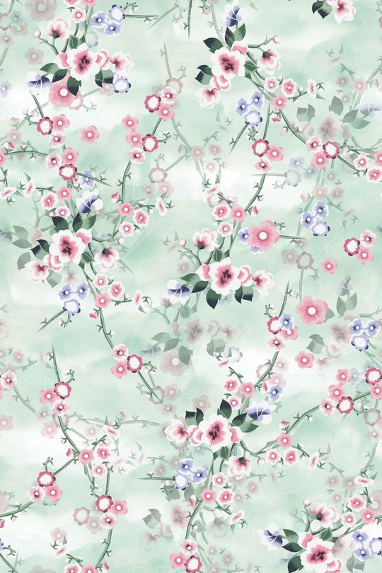 小清新印花华亿平台图片