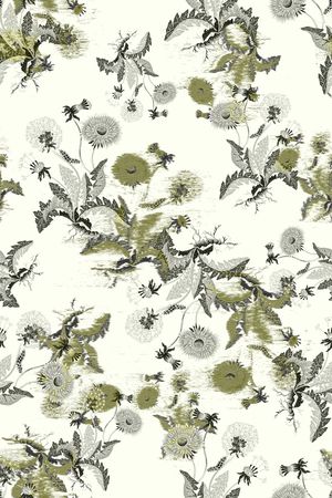 绿植树叶印花华亿平台图片