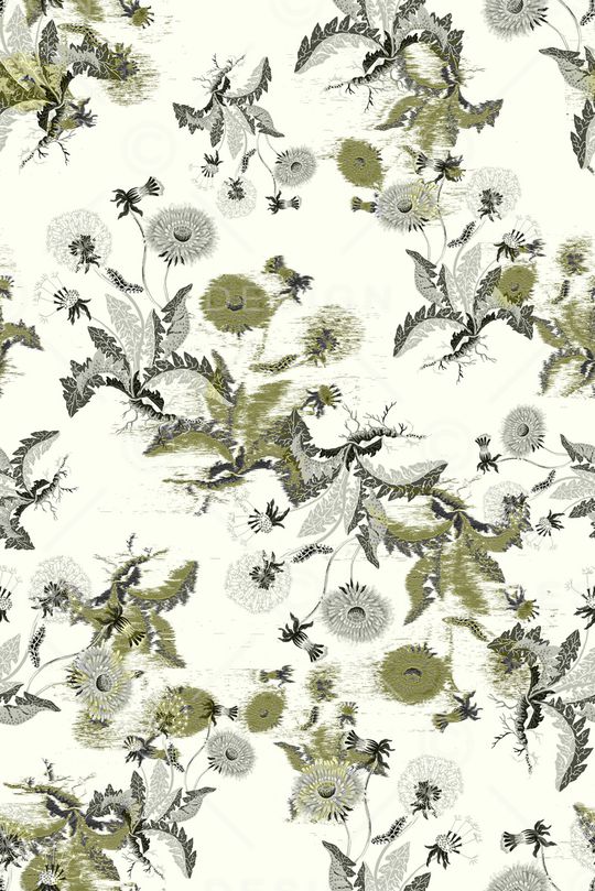 绿植树叶印花华亿平台图片