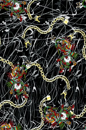 男装满版花印花华亿平台图片