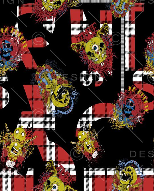 男装满版花印花华亿平台图片