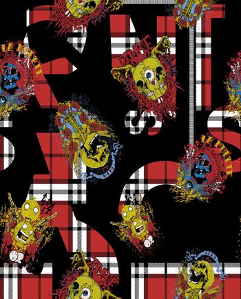 男装满版花印花华亿平台图片