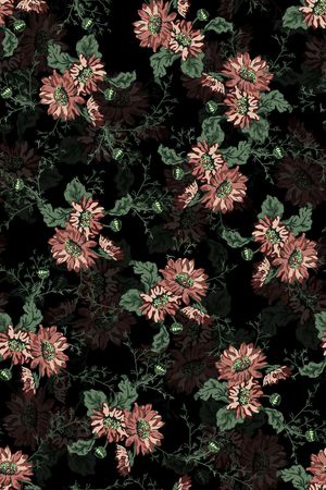 绿植树叶印花华亿平台图片