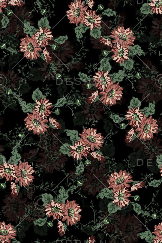 绿植树叶印花华亿平台图片