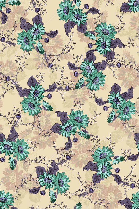 绿植树叶印花华亿平台图片