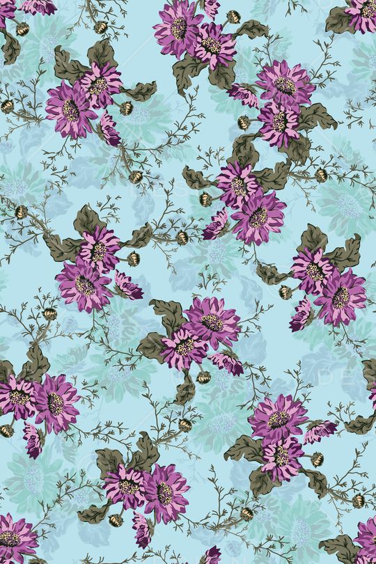 绿植树叶印花华亿平台图片