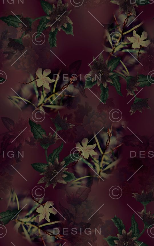 复古香云纱印花印花华亿平台图片