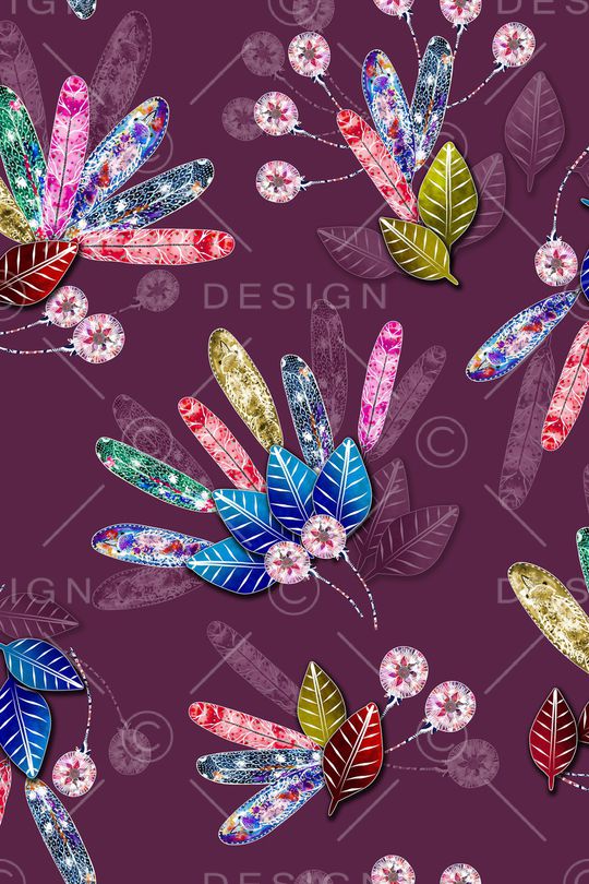 中老年秋冬花纹印花华亿平台图片