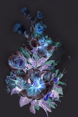 定位花印花华亿平台图片