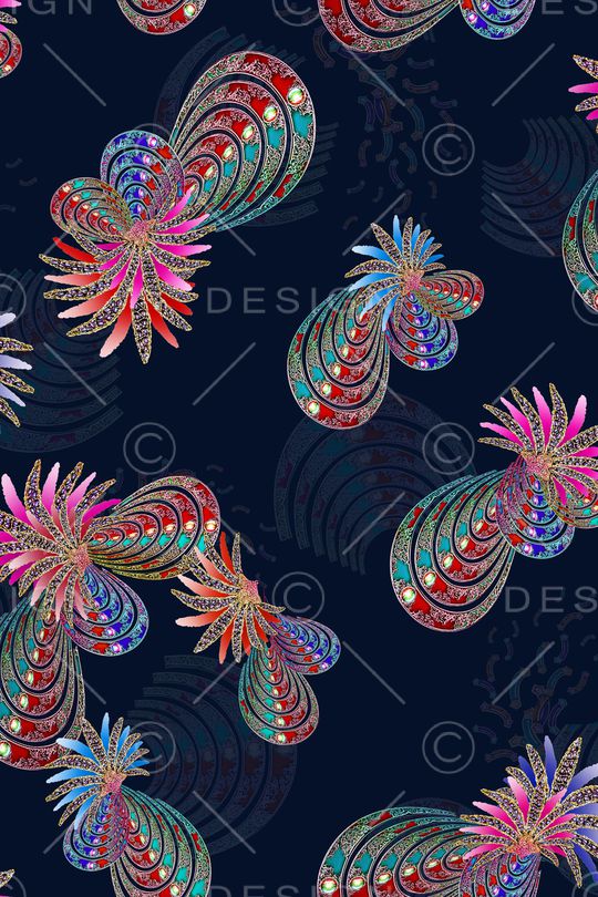 几何印花华亿平台图片