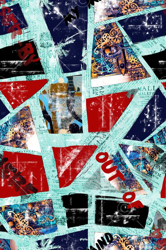 抽象印花华亿平台图片