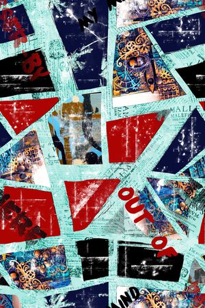 抽象印花华亿平台图片