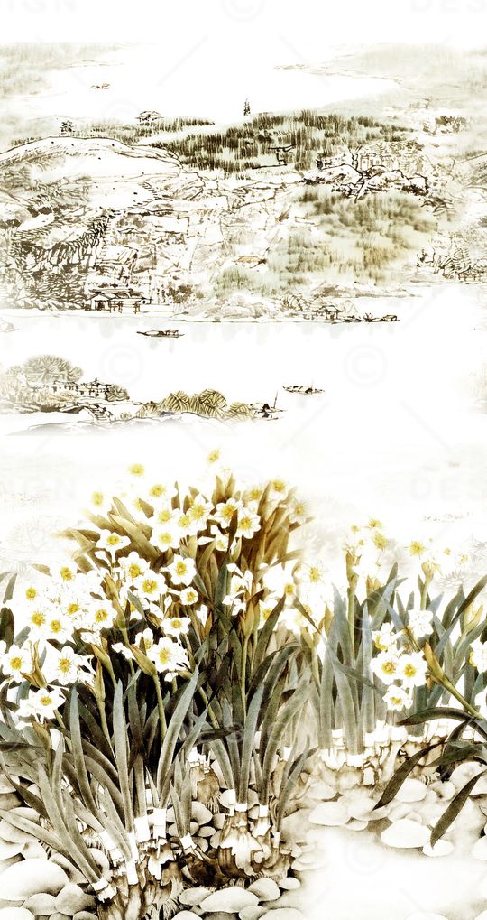 梅花印花华亿平台图片