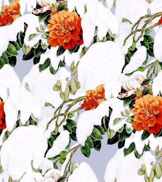 荷花印花华亿平台图片