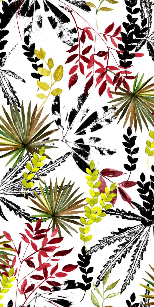 植物印花华亿平台图片