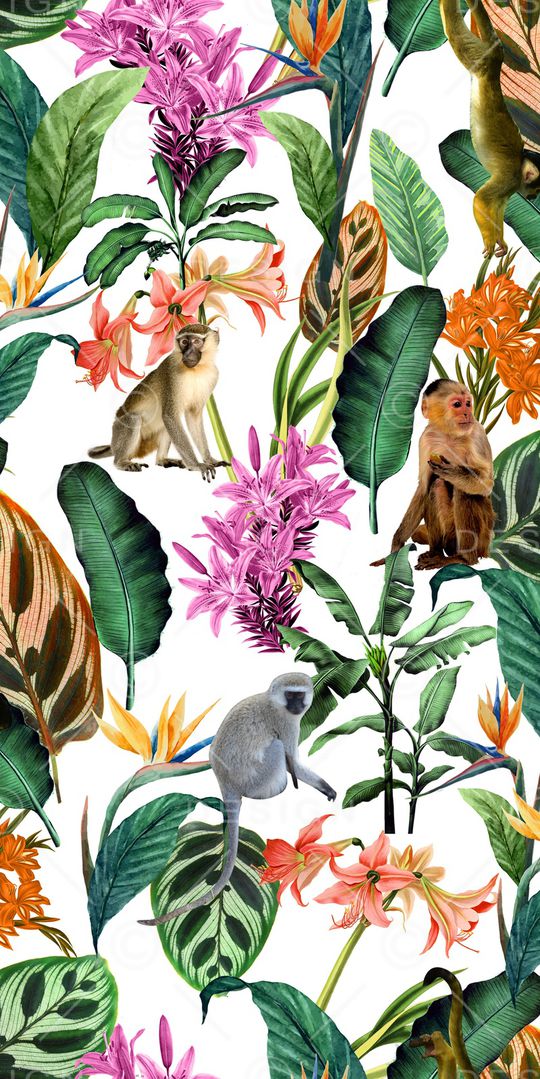 动物花卉印花华亿平台图片