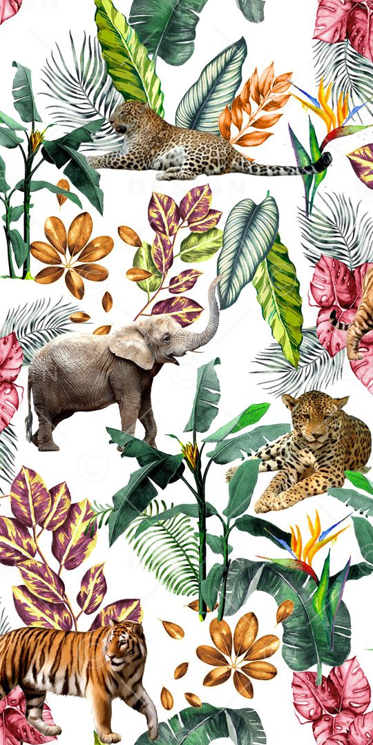 动物花卉印花华亿平台图片