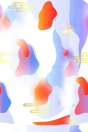 几何印花华亿平台图片