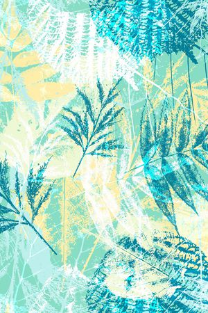 绿植树叶印花华亿平台图片