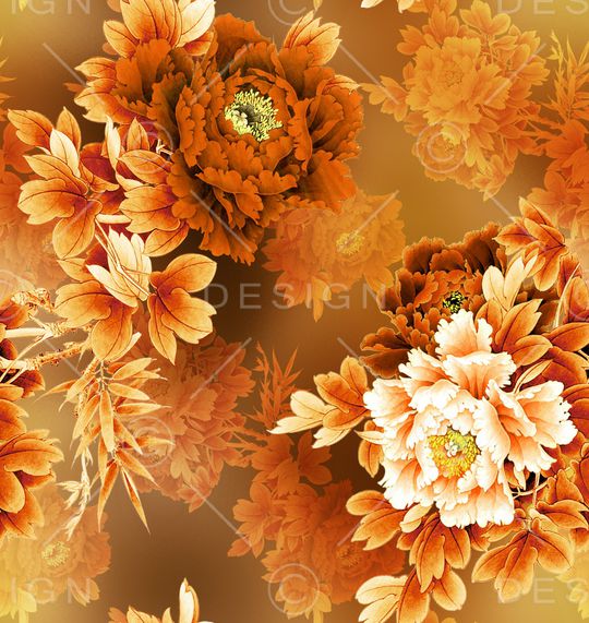 玉兰花印花华亿平台图片